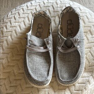 Hey Dude Light Gray Loafers